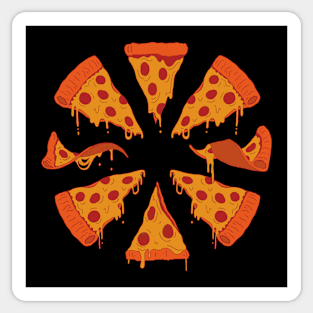 Floating Pizza Sticker